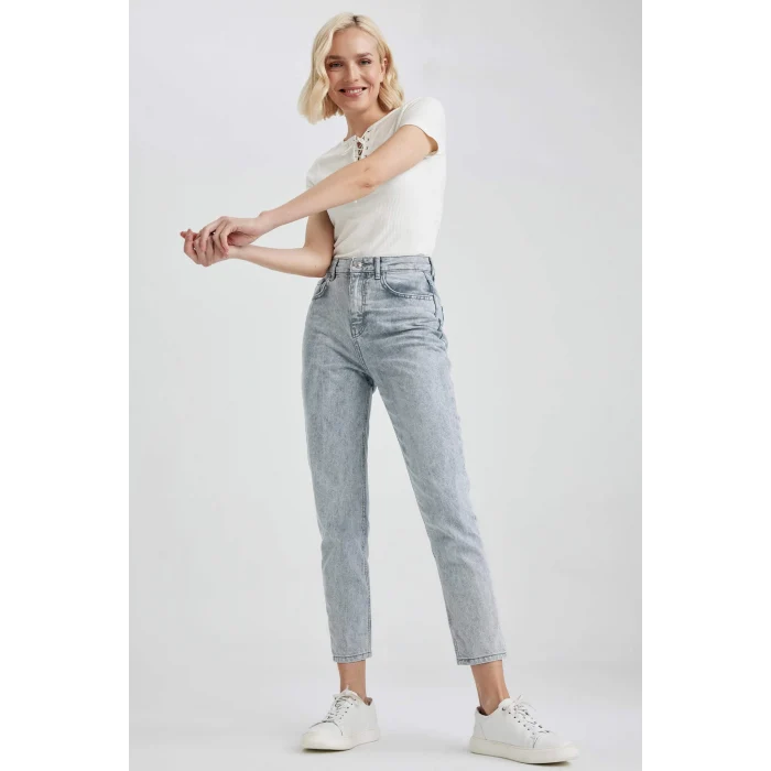 A3477 Mom Fit Jean Pantolon