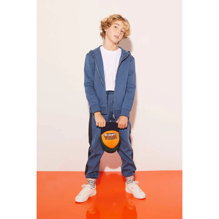 A4417 Kapüşonlu Hırka Eşofman Altı 2li Takım