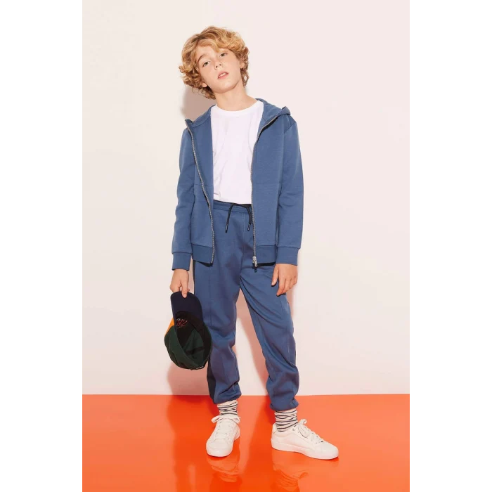 A4417 Kapüşonlu Hırka Eşofman Altı 2li Takım