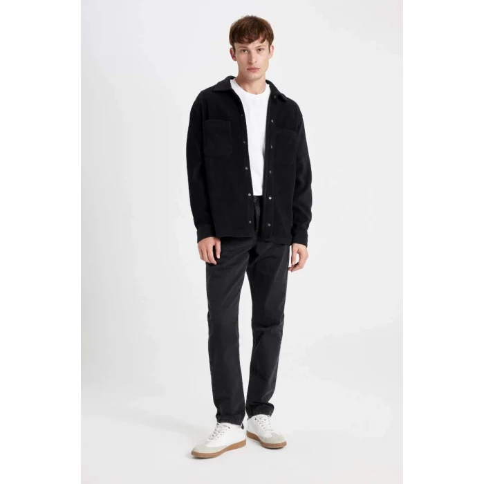 A4782 Relax Fit Polar Uzun Kollu Gömlek