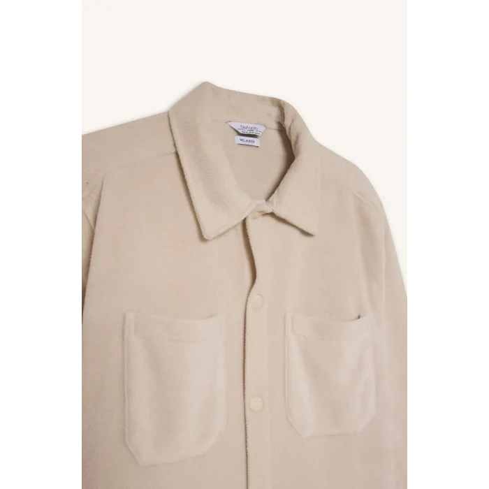 A4782 Relax Fit Polar Uzun Kollu Gömlek