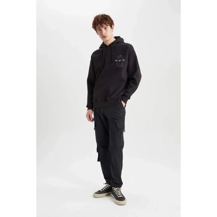 A4792 Oversize Fit Kapüşonlu Sweatshirt