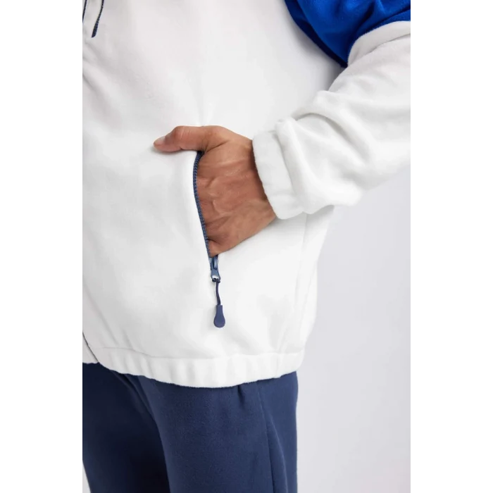 A5479 DeFactoFit Standart Fit Fermuarlı Polar Hırka