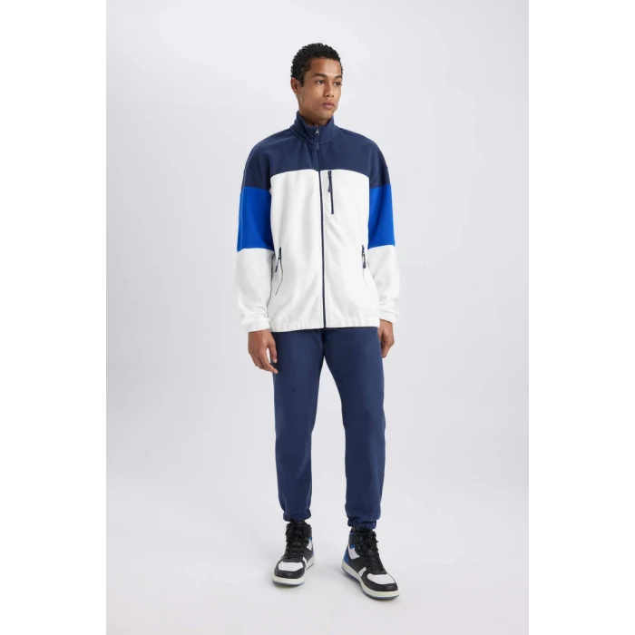 A5479 DeFactoFit Standart Fit Fermuarlı Polar Hırka