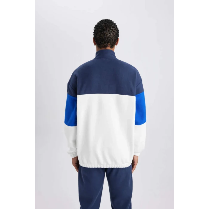 A5479 DeFactoFit Standart Fit Fermuarlı Polar Hırka