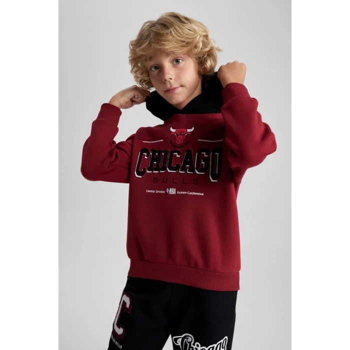 A5529 NBA Chicago Bulls Oversize Fit Sweat Shirt