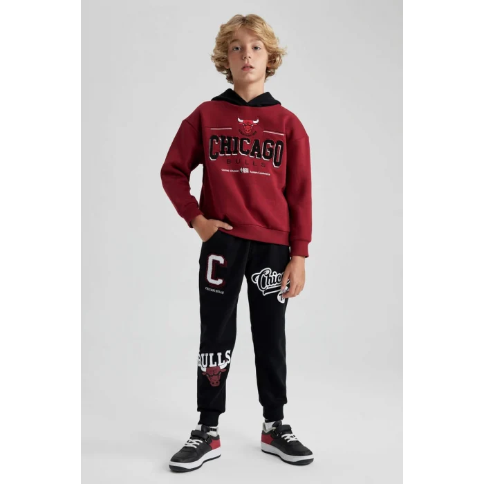 A5529 NBA Chicago Bulls Oversize Fit Sweat Shirt