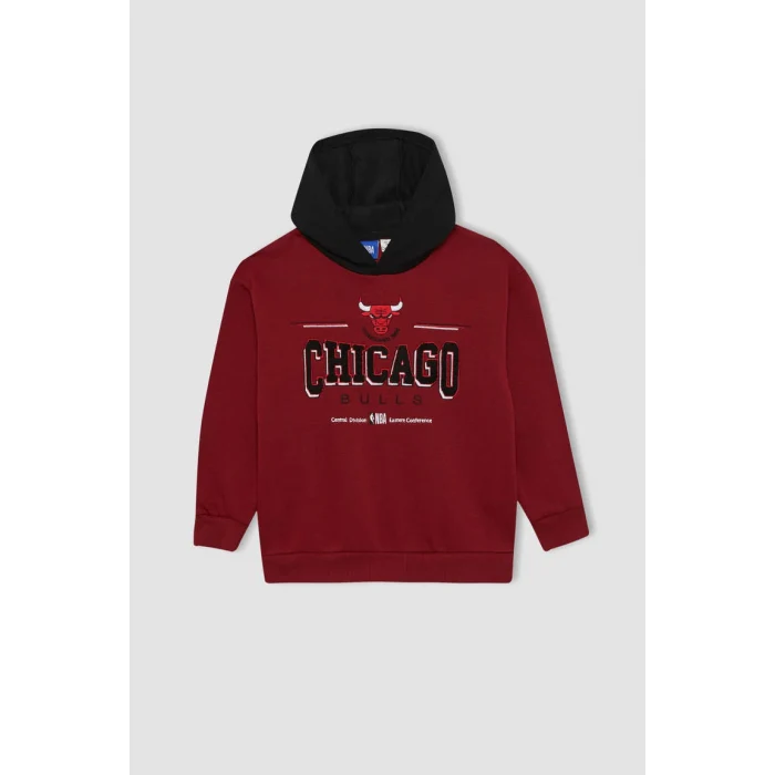 A5529 NBA Chicago Bulls Oversize Fit Sweat Shirt