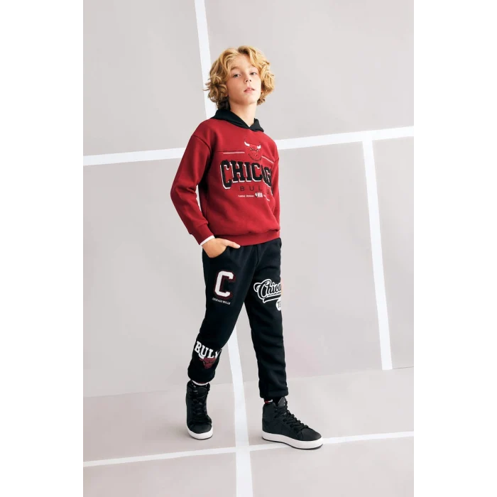 A5529 NBA Chicago Bulls Oversize Fit Sweat Shirt
