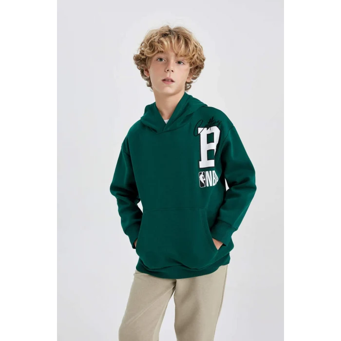 A5531 NBA Boston Celtics Oversize Fit Sweat Shirt