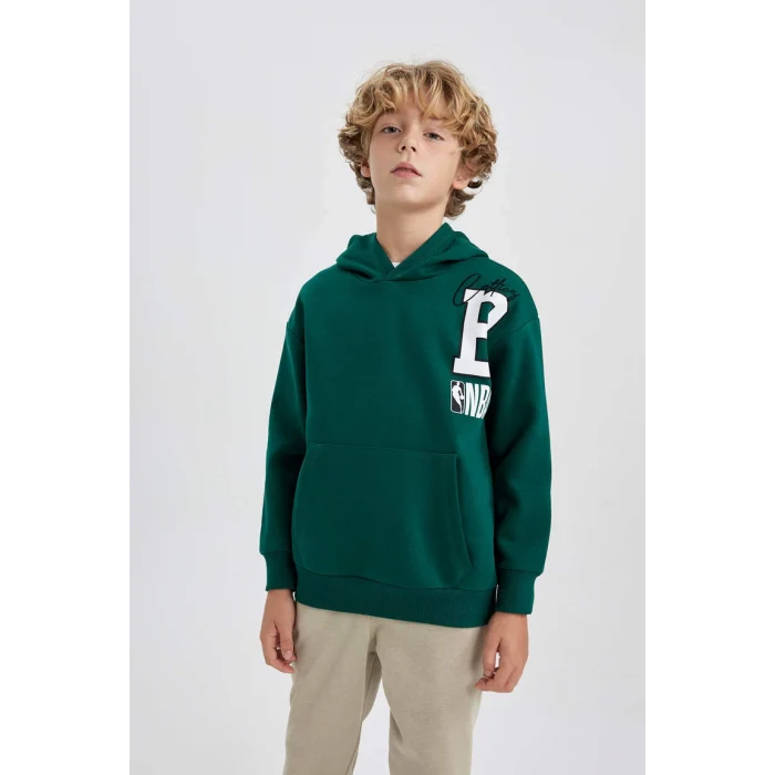 A5531 NBA Boston Celtics Oversize Fit Sweat Shirt