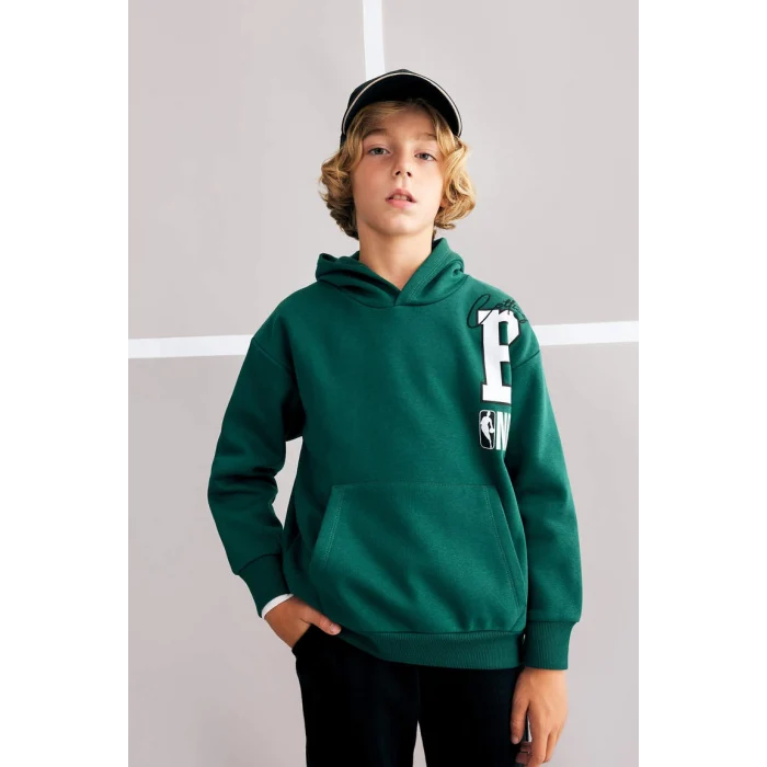A5531 NBA Boston Celtics Oversize Fit Sweat Shirt