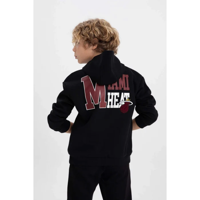 A5532 NBA Miami Heat Oversize Fit Sweat Shirt