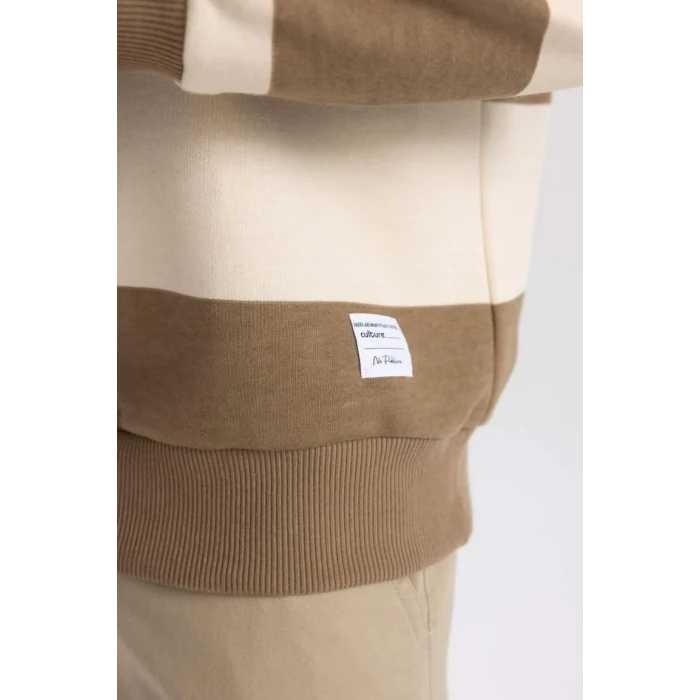 A5799 Boxy Fit Bisiklet Yaka Sweatshirt