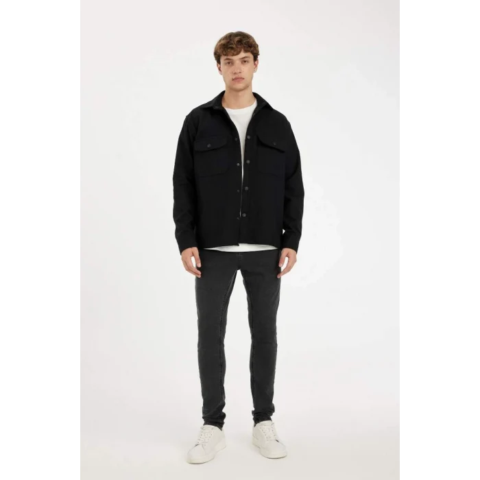 A6872 Relax Fit Uzun Kollu Gömlek Ceket