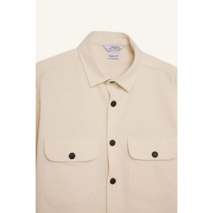 A6872 Relax Fit Uzun Kollu Gömlek Ceket