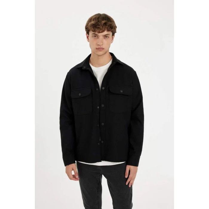 A6872 Relax Fit Uzun Kollu Gömlek Ceket