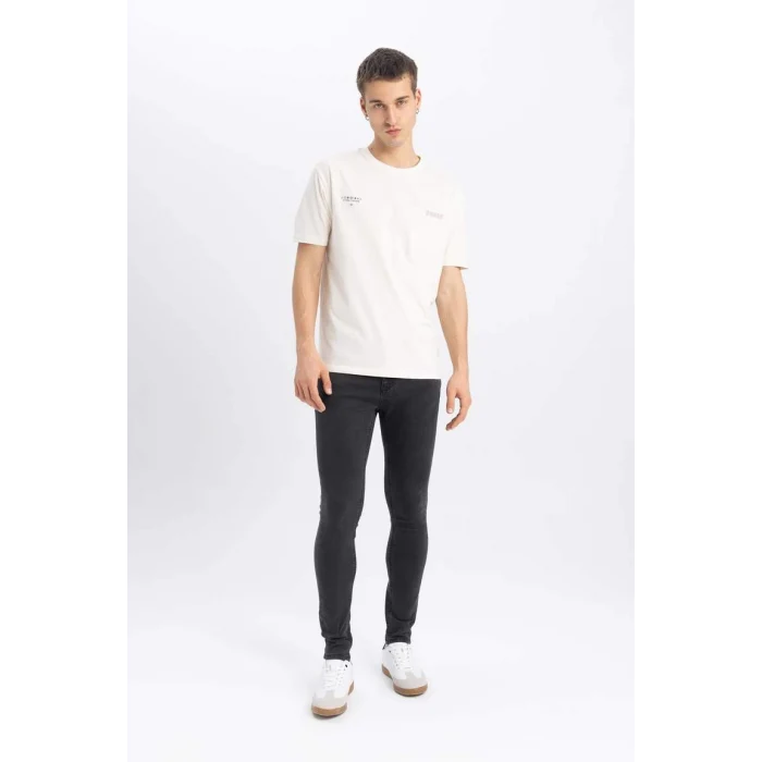 A6941 Super Skinny Ekstra Dar Paça Jean Pantolon