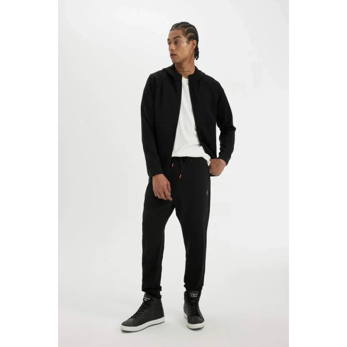 A6956 Slim Fit Fermuarlı Skuba Dalgıç Kumaş Hırka