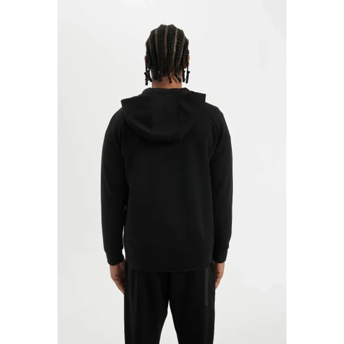 A6956 Slim Fit Fermuarlı Skuba Dalgıç Kumaş Hırka