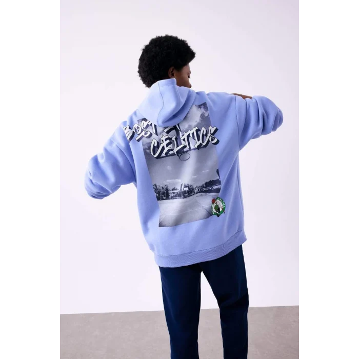 A7218 NBA Boston Celtics Kapüşonlu Sweatshirt