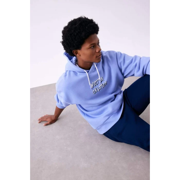 A7218 NBA Boston Celtics Kapüşonlu Sweatshirt