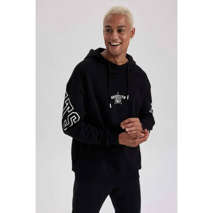 A7251 NBA Brooklyn Nets Boxy Fit Sweat Shirt