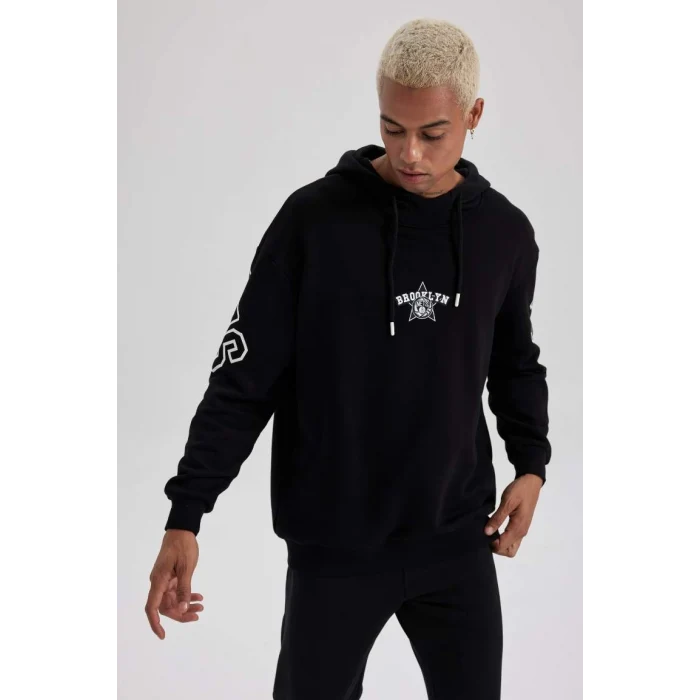 A7251 NBA Brooklyn Nets Boxy Fit Sweat Shirt