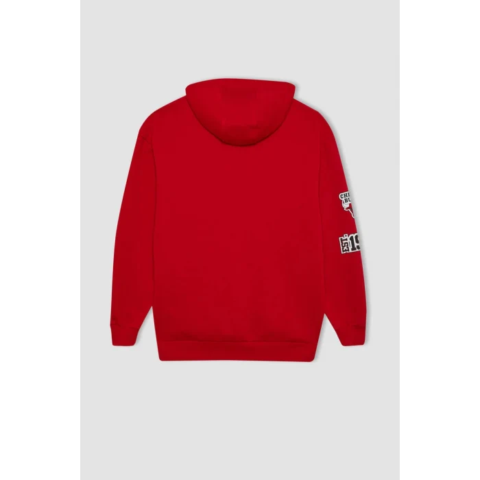 A7269 NBA Chicago Bulls Boxy Fit Sweat Shirt