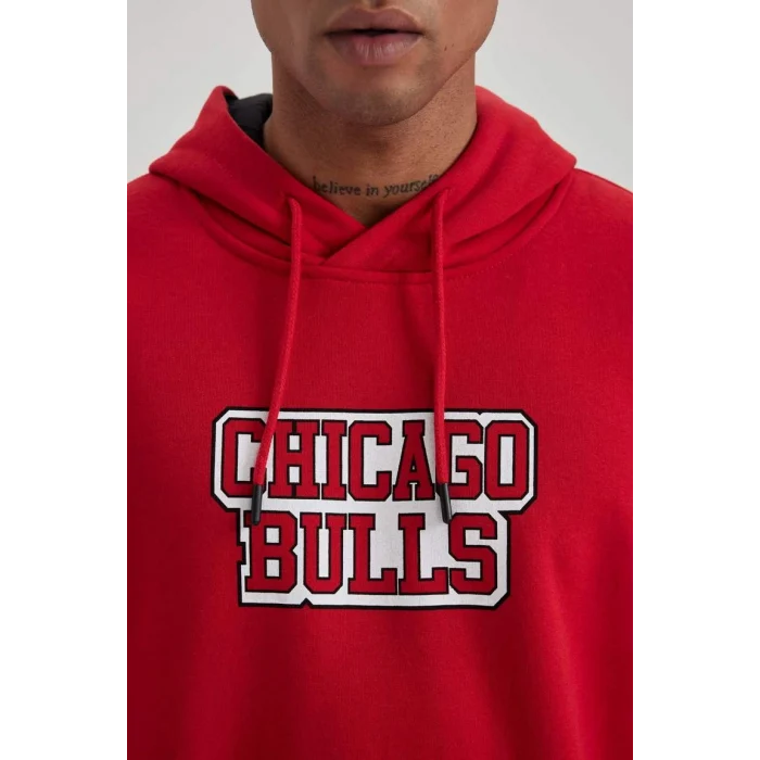 A7269 NBA Chicago Bulls Boxy Fit Sweat Shirt