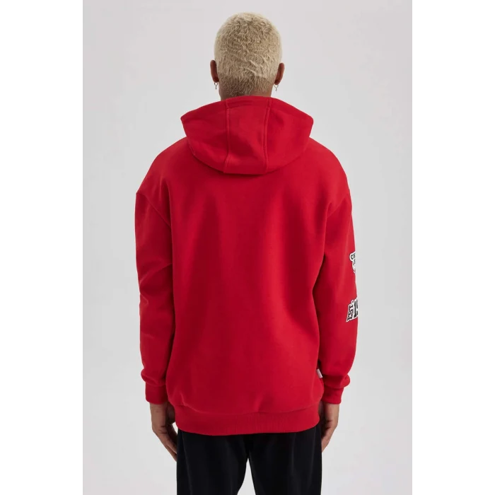 A7269 NBA Chicago Bulls Boxy Fit Sweat Shirt