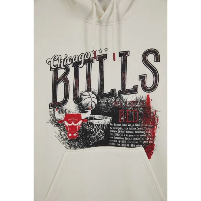 A7270 NBA Chicago Bulls Boxy Fit Sweat Shirt