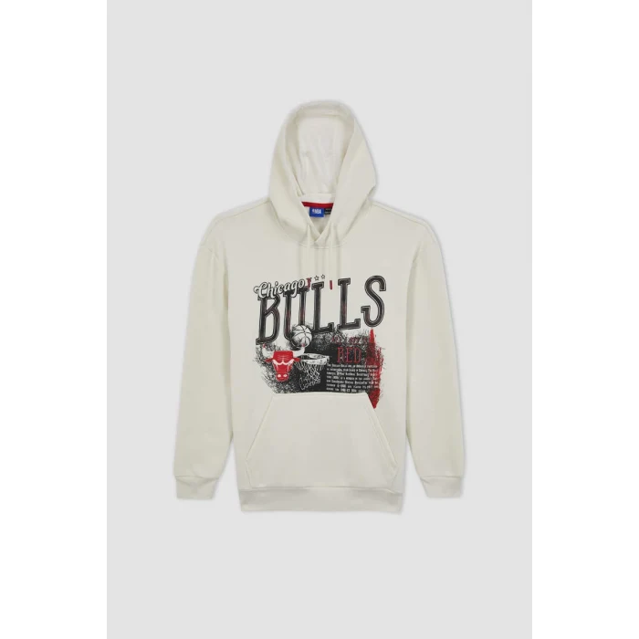 A7270 NBA Chicago Bulls Boxy Fit Sweat Shirt