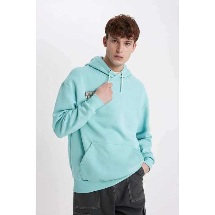 A7877 Marvel Comics Oversize Kapüşon Sweatshirt