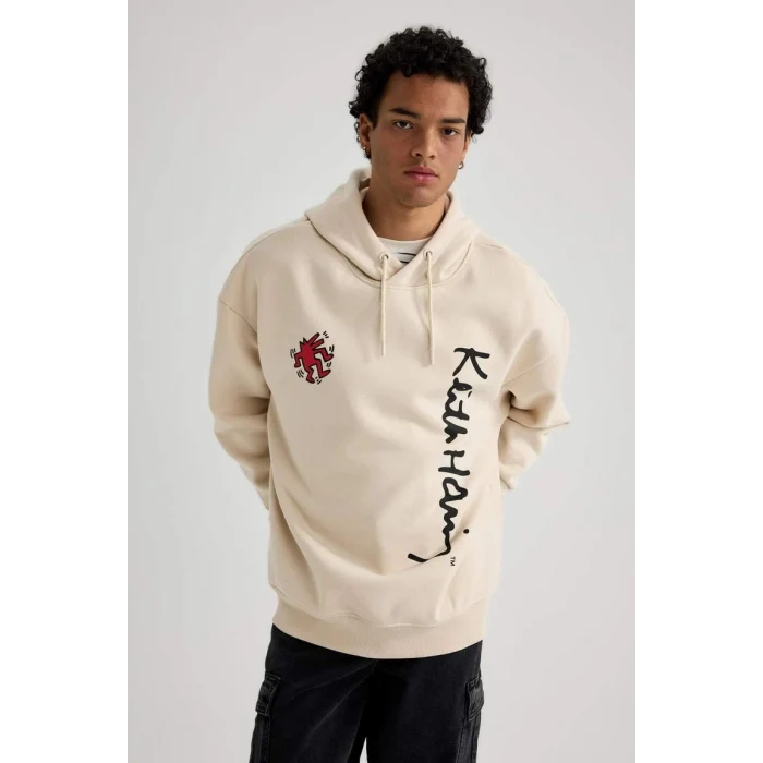 A7885 Keith Haring Kapüşonlu Sweatshirt