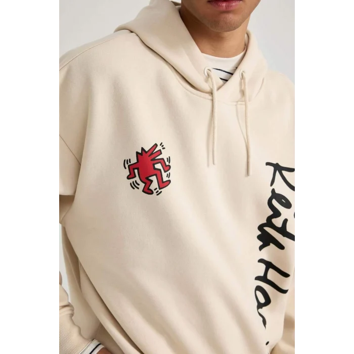 A7885 Keith Haring Kapüşonlu Sweatshirt