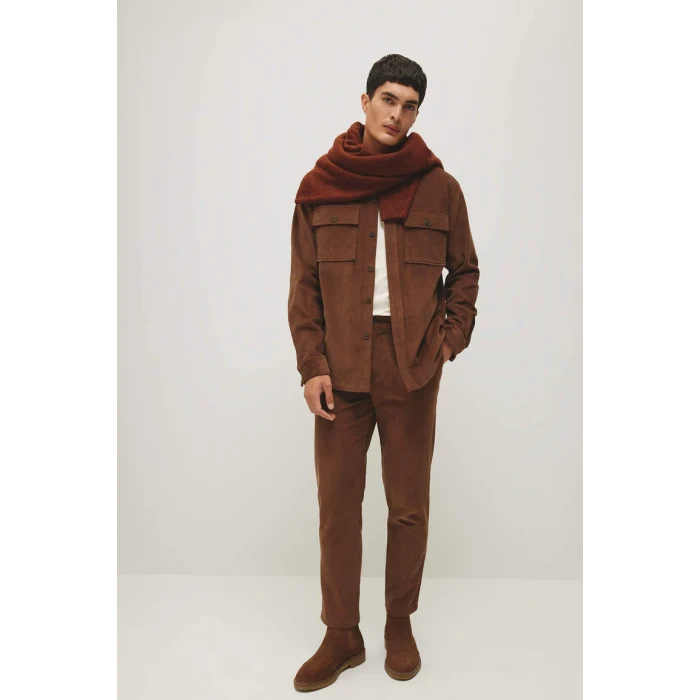 A8106 Tailored Fit Fitilli Kadife Pantolon