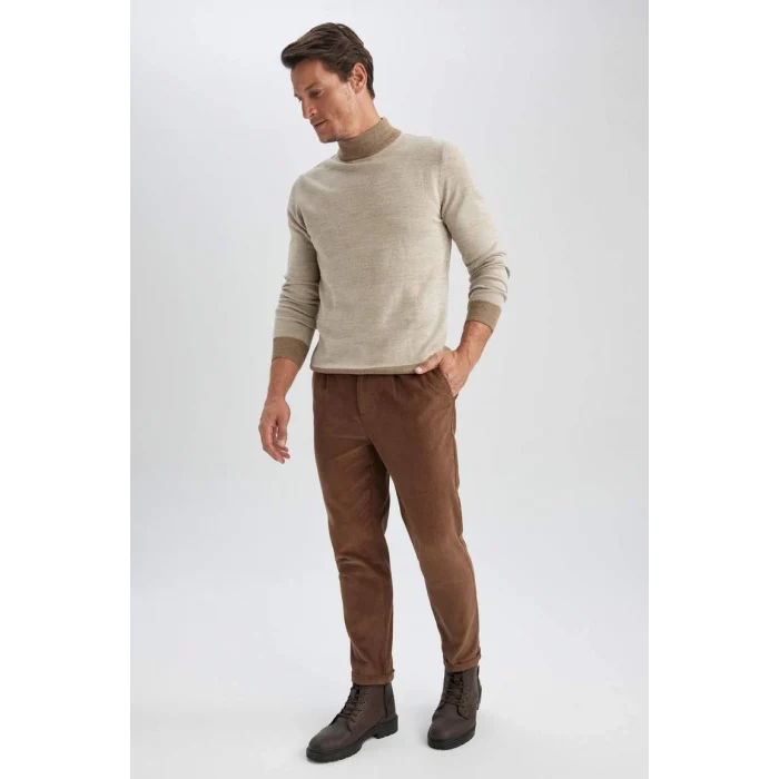 A8106 Tailored Fit Fitilli Kadife Pantolon