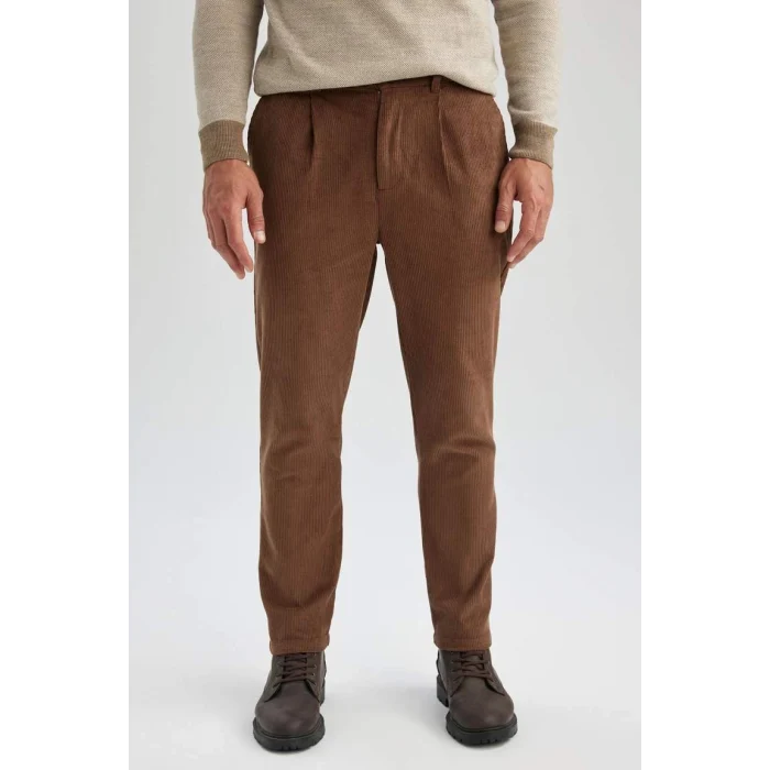 A8106 Tailored Fit Fitilli Kadife Pantolon
