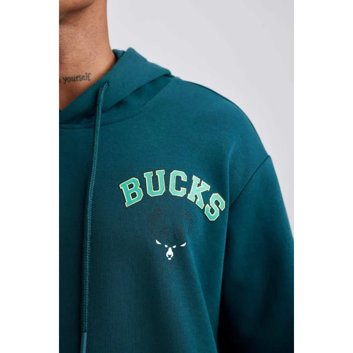 A9675 NBA Milwaukee Bucks Sweat Shirt