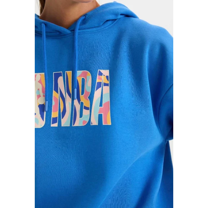 A9721 NBA Wordmark Oversize Fit Sweat Shirt
