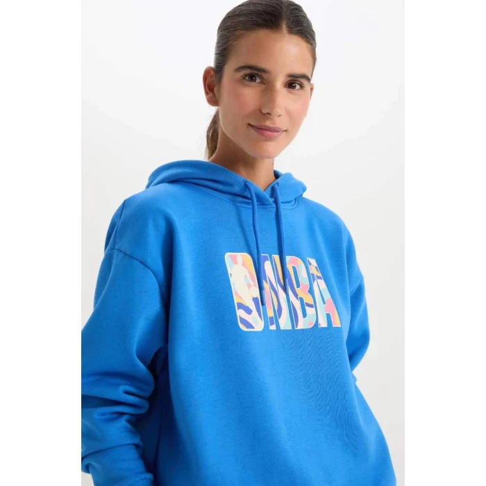 A9721 NBA Wordmark Oversize Fit Sweat Shirt