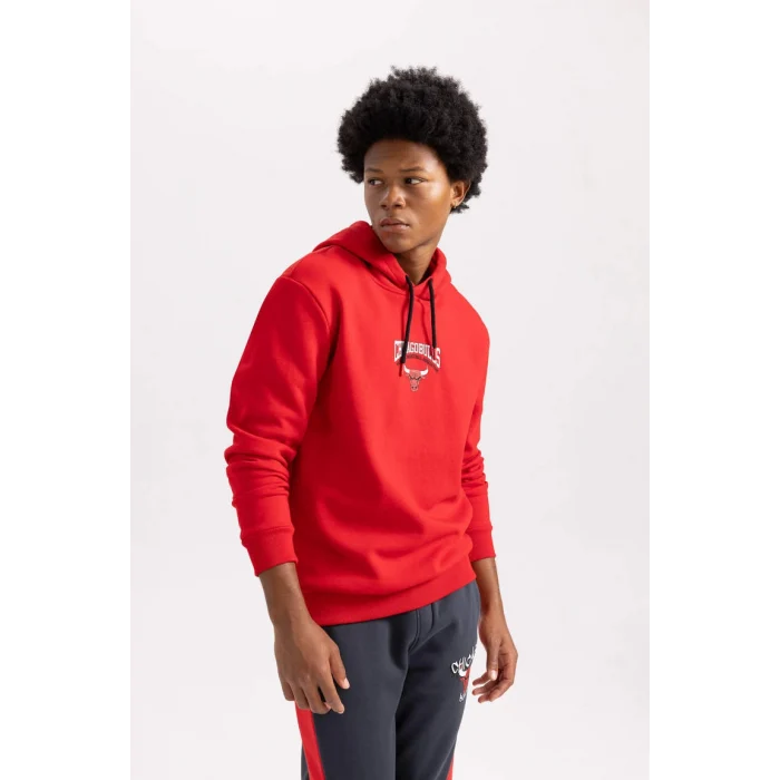 A9788 NBA Chicago Bulls Kapüşonlu Sweat Shirt