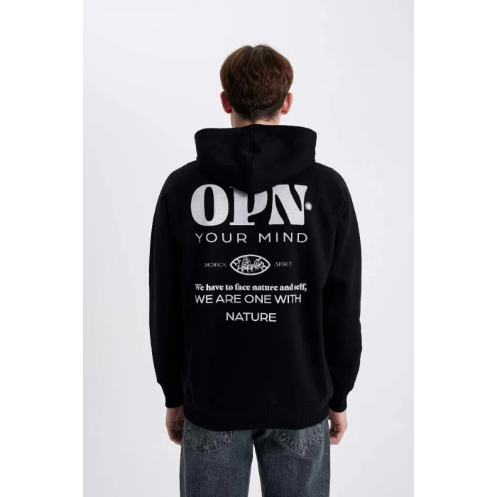 B0248 Oversize Fit Kapüşonlu Sweatshirt