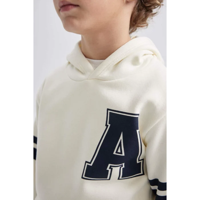 B0408 Baskılı Sweatshirt Eşofman Altı 2li Takım