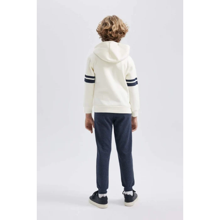 B0408 Baskılı Sweatshirt Eşofman Altı 2li Takım