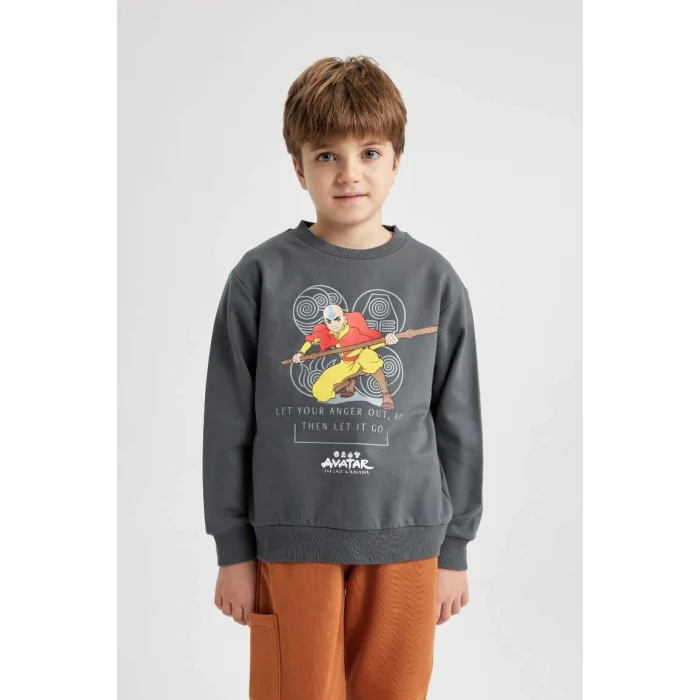 B2216 Avatar the Last Airbender Kapüşonlu Sweatshirt