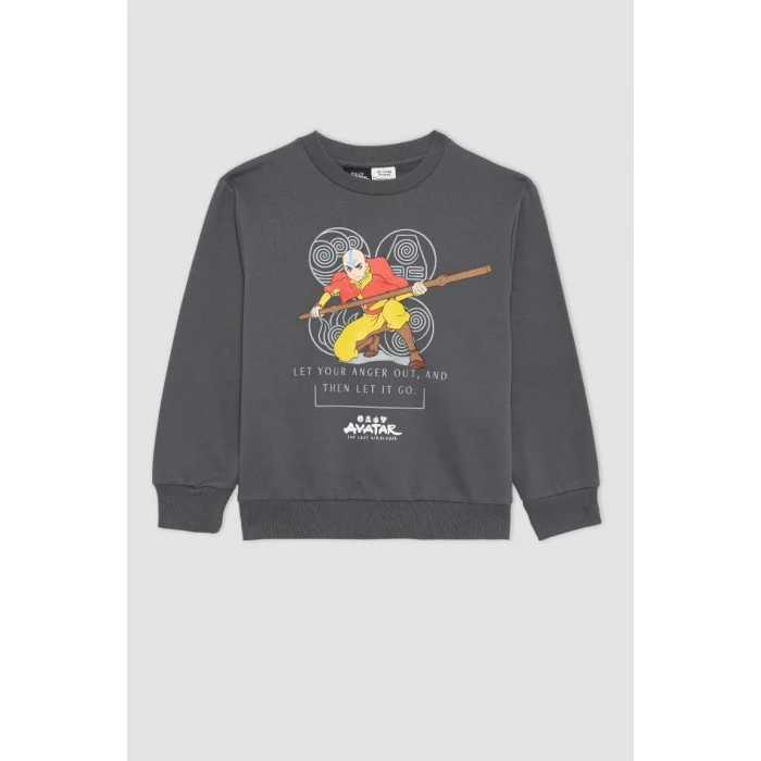 B2216 Avatar the Last Airbender Kapüşonlu Sweatshirt