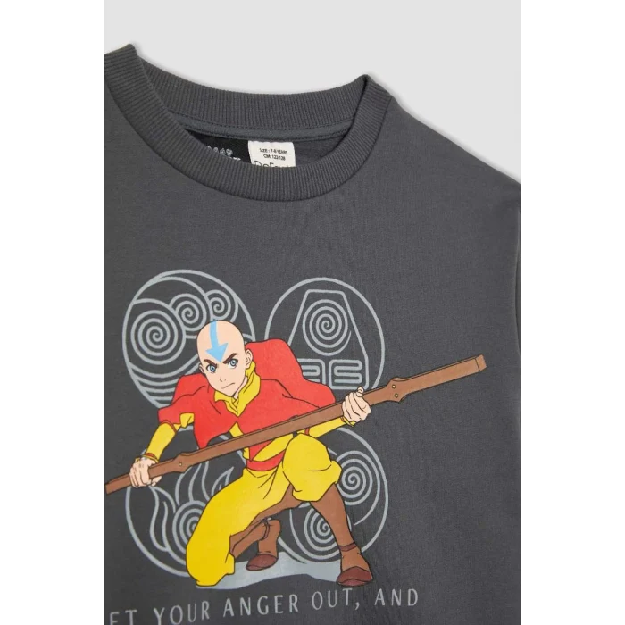 B2216 Avatar the Last Airbender Kapüşonlu Sweatshirt