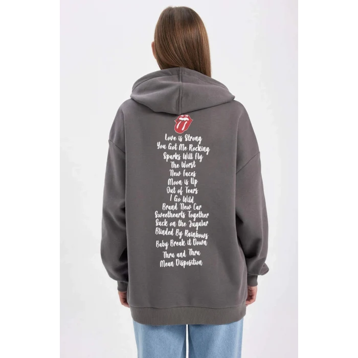 B3006 Coool Rolling Stones Kapüşonlu Sweatshirt